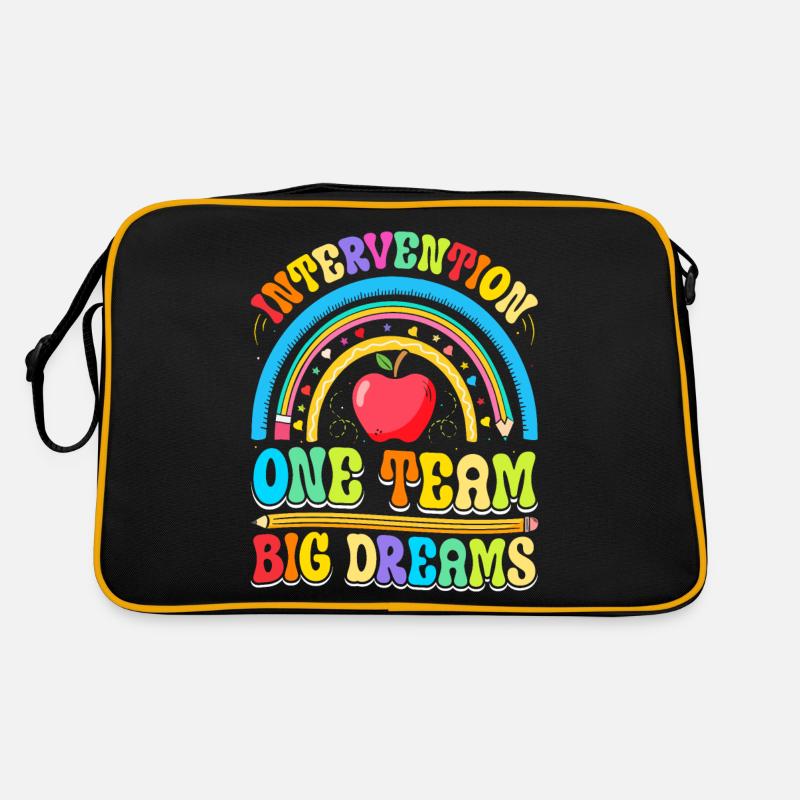 Intervention Teacher, Intervention specialist Retro Tasche