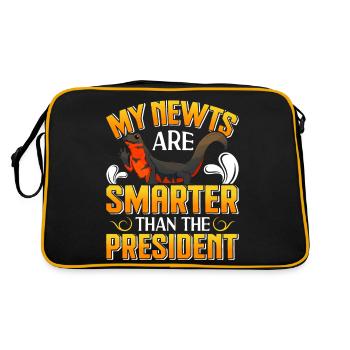 Newt - Retro Bag - black/gold - Back