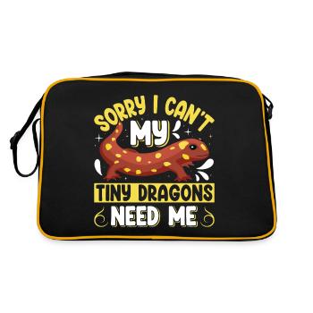 Newt - Retro Bag - black/gold - Back