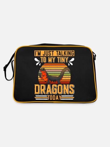 Newt - Retro Bag - black/gold - Back