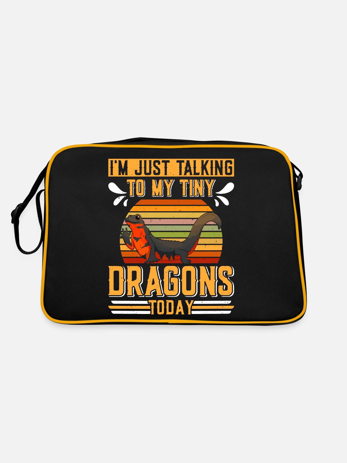 Triton - Sac Retro - noir/or - Dos