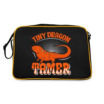 Newt - Retro Bag - black/gold - Back