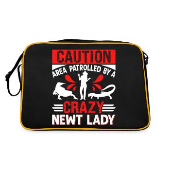 Newt - Retro Bag - black/gold - Back