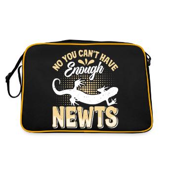 Newt - Retro Bag - black/gold - Back