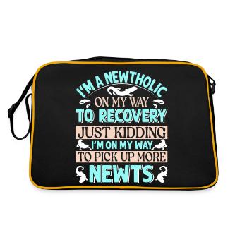 Newt - Retro Bag - black/gold - Back