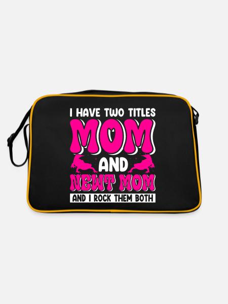 Newt - Retro Bag - black/gold - Back
