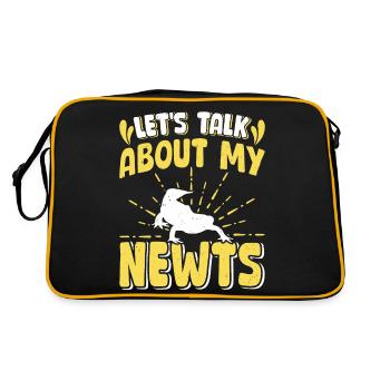 Newt - Retro Bag - black/gold - Back