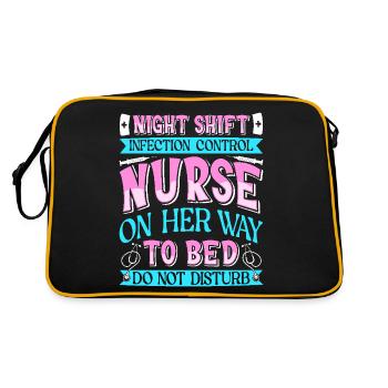 Caregiver Infection Control - Retro Bag - black/gold - Back