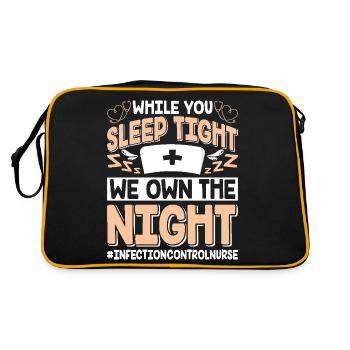 Caregiver Infection Control - Retro Bag - black/gold - Back