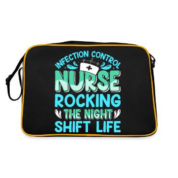 Caregiver Infection Control - Retro Bag - black/gold - Back