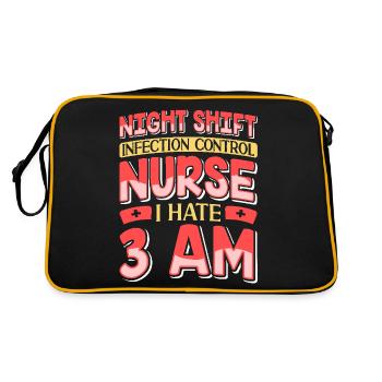 Caregiver Infection Control - Retro Bag - black/gold - Back