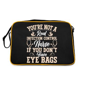 Caregiver Infection Control - Retro Bag - black/gold - Back