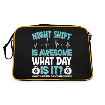 Caregiver Infection Control - Retro Bag - black/gold - Back