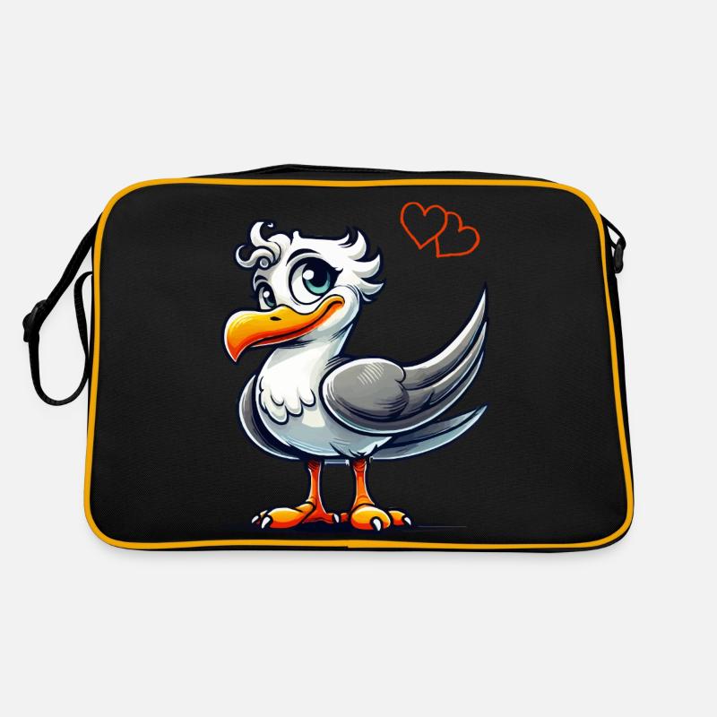 vogel comic Retro Tasche