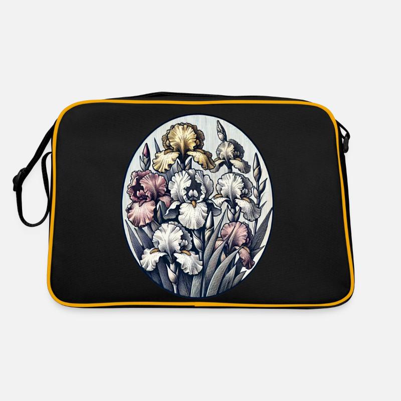 Irises Retro Bag