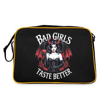 Les mauvaises filles ont meilleur goût ! Gothique Gothique Emo Baddie - Sac Retro - noir/or - Dos