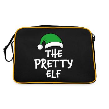 The Pretty Elf - Retro Bag - black/gold - Back