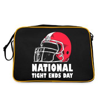National tight ends day - Retro Bag - black/gold - Back