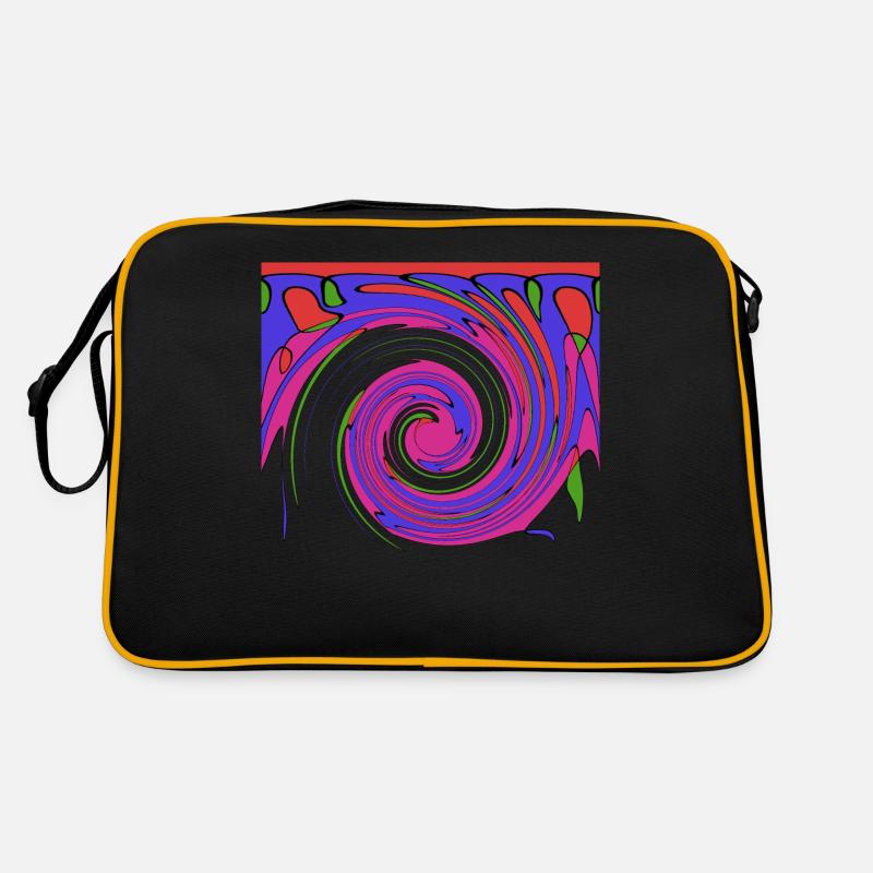 Summer 3 - Retro Tasche - Schwarz/Gold