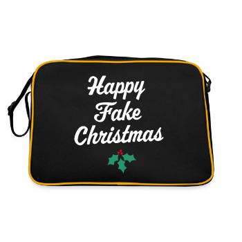 Joyeux faux Noël - Sac Retro - noir/or - Dos