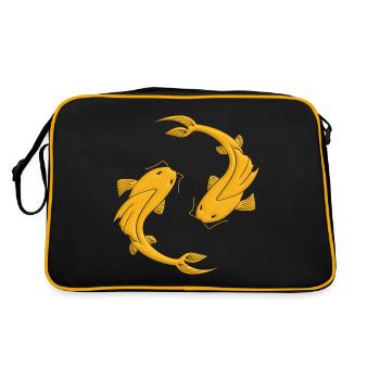 Carpe - Sac Retro - noir/or - Dos