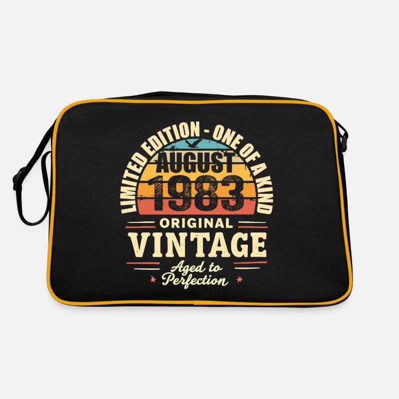 August 1983 Birthday August 1983 Retro Bag