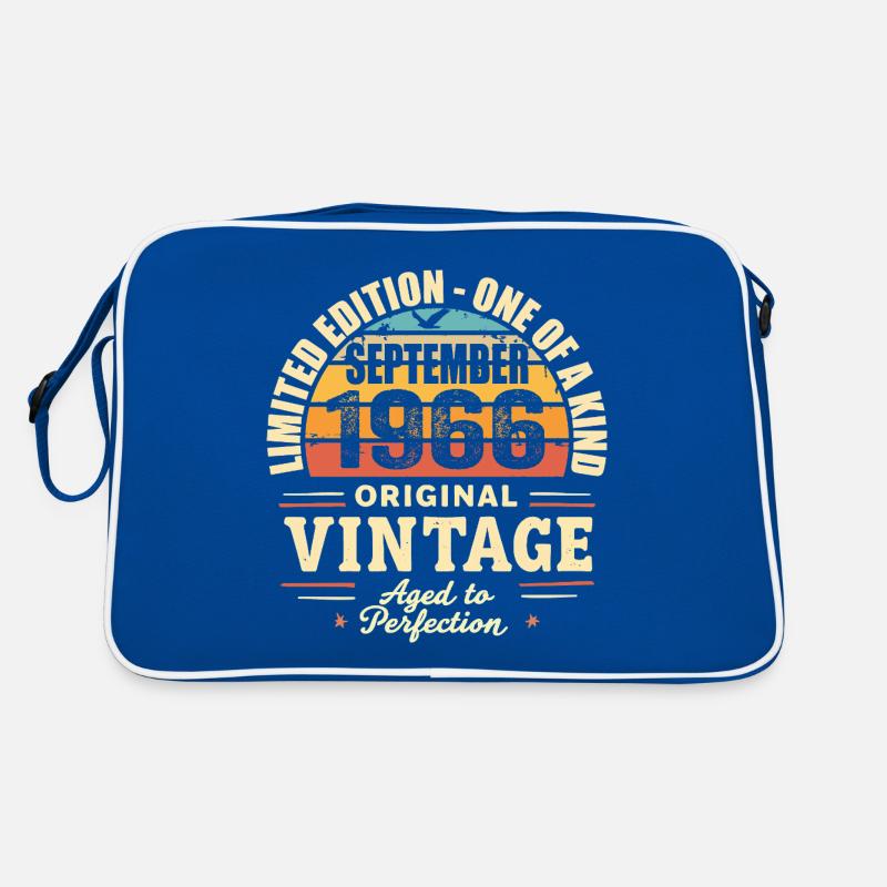 September 1966 Gift 1966 Vintage September 1966 Retro Bag