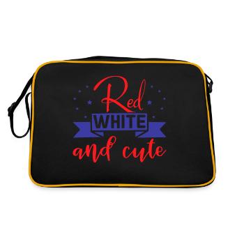 Rouge Blanc et mignon - Sac Retro - noir/or - Dos