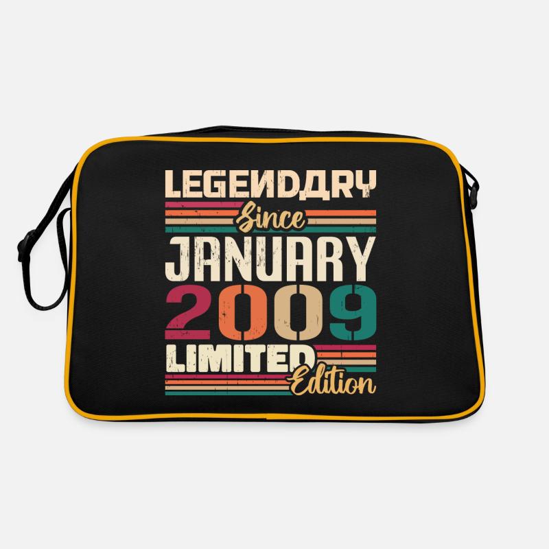 Birthday Gift Born in January 2009 - 2009 Retro Bag