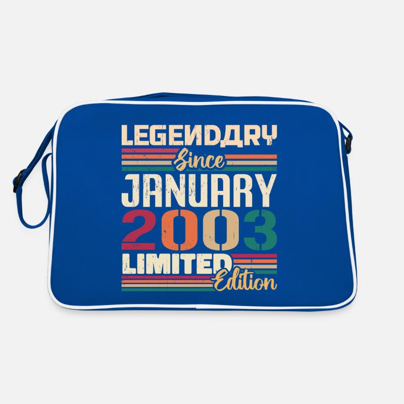 Cadeau d’anniversaire Né en Janvier 2003 - 2003 Sac Retro