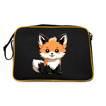 Renard mignon - Sac Retro - noir/or - Dos