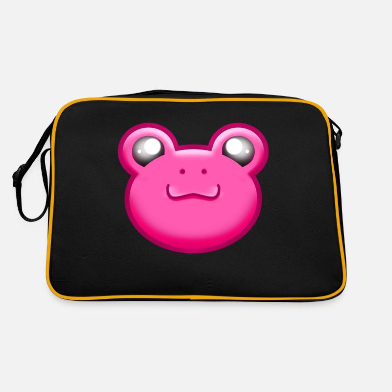 Frosch Prinzessin - Retro Tasche - Schwarz/Gold