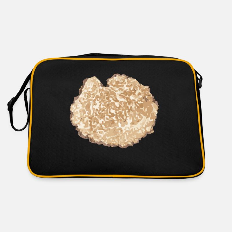 Trüffel Scheibe Braun Retro Tasche
