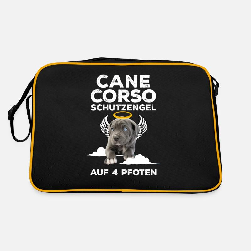 Cane Corso Schutzengel Pfoten Welpe Hund Moloss Retro Tasche