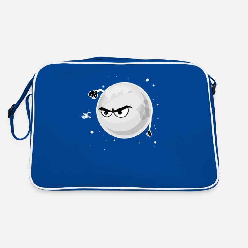 Lune haut astronaute Spatial Spatial Drôle Sac Retro