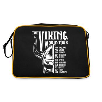 Tour du monde viking - Sac Retro - noir/or - Dos