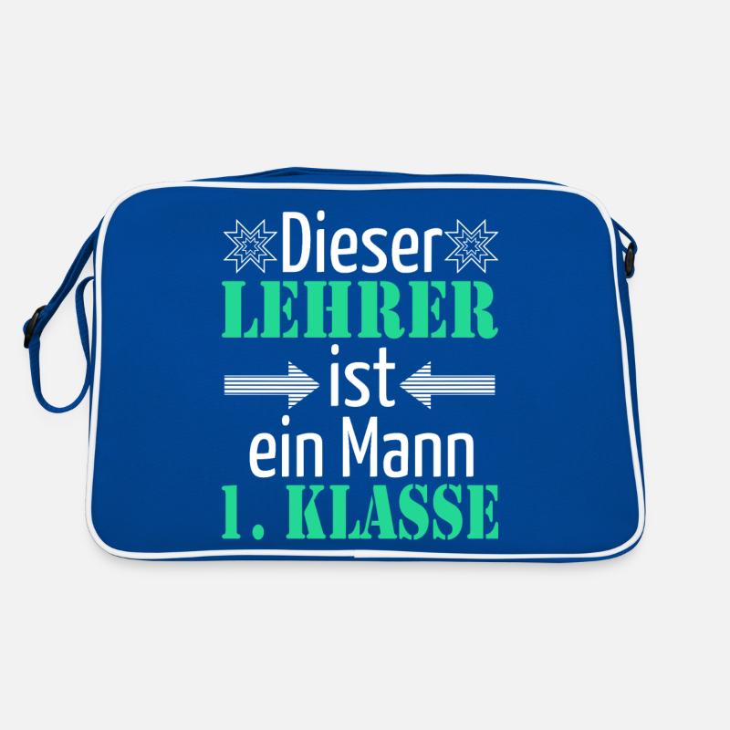 Dieser Lehrer ist ein Mann 1. Klasse Retro Tasche
