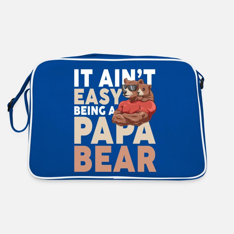 It Ain't Easy Being A Papa Bear Retro Tasche