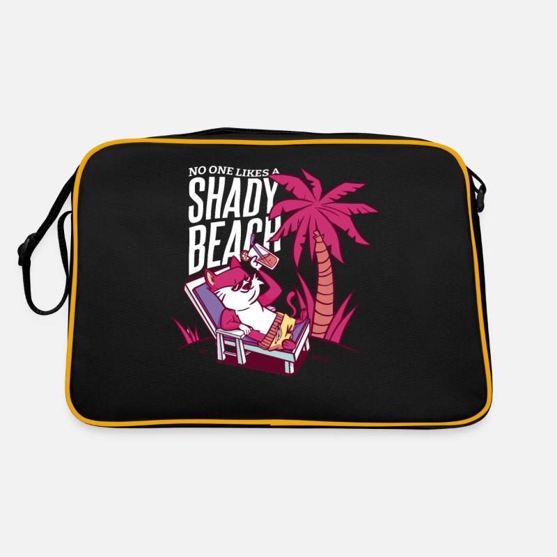 No One Likes A Shady Beach Vacation Mode Traveling Retro Bag