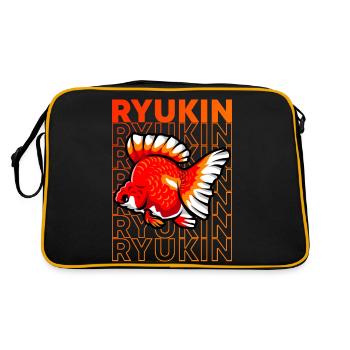 Ryukin Goldfish 80's Style Fancy Goldfish Propriétaire - Sac Retro - noir/or - Dos