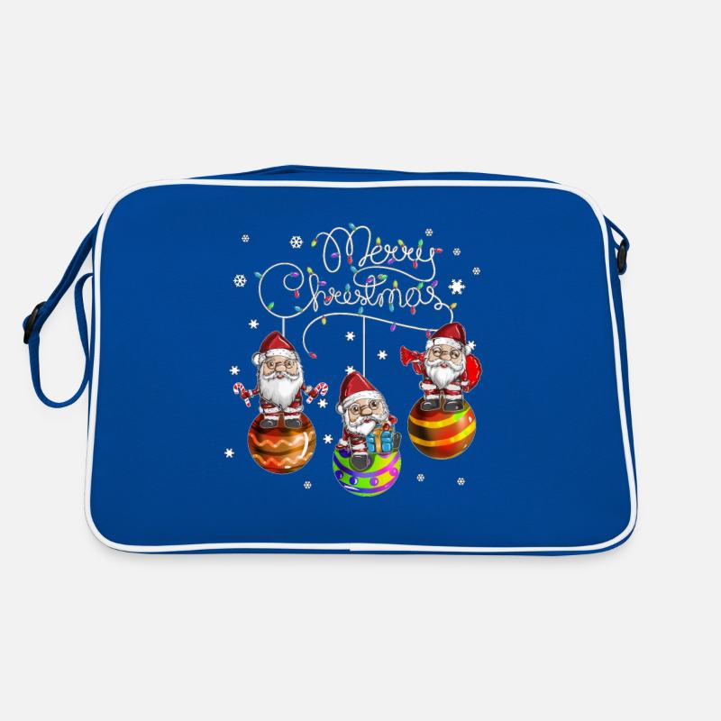 Joyeux Noël Bal de Noël du Père Noël Sac Retro