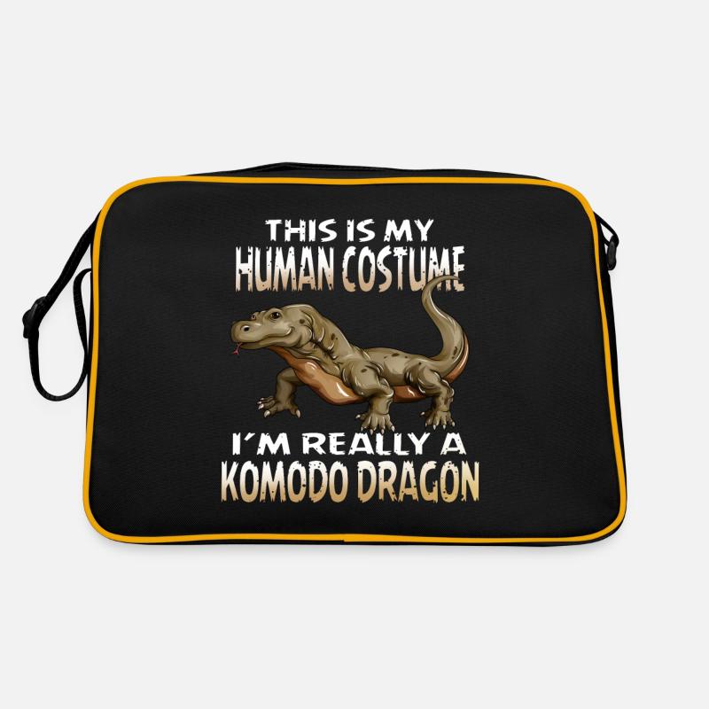 Dragon Costume Komodo dragon lizard tank lizard Retro Bag
