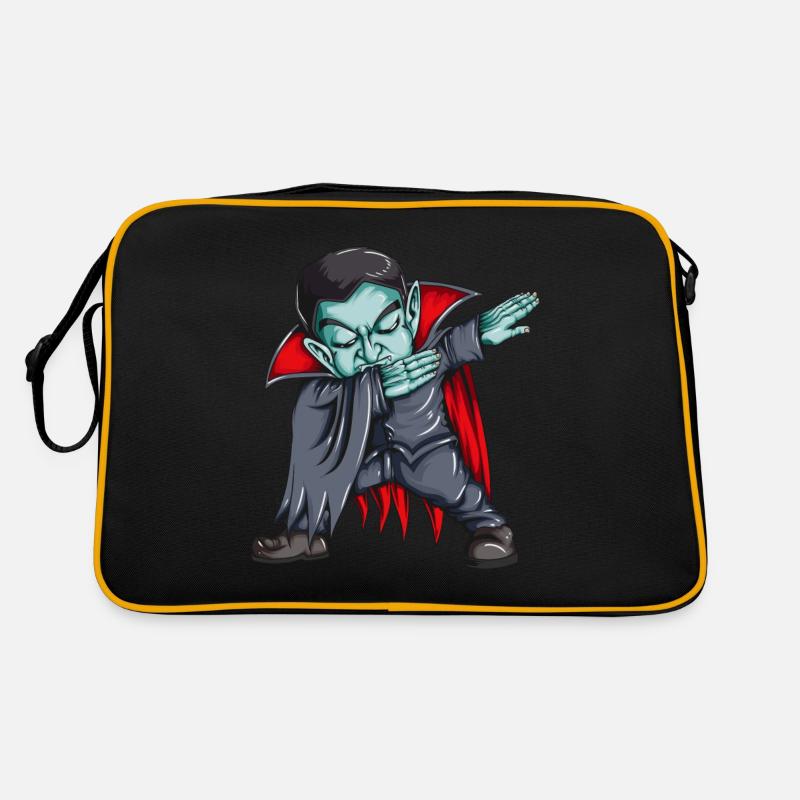 Horror Movie Night Dracula Vampire Makes Dab Kids Retro Bag