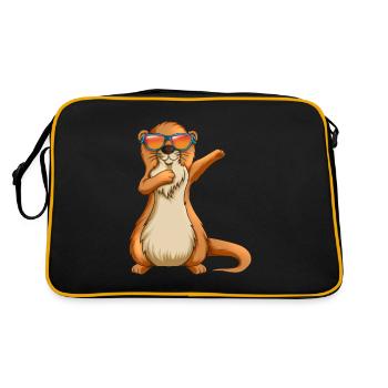 Performance Dancing Otter Dab Dabbing Lunettes de soleil - Sac Retro - noir/or - Dos