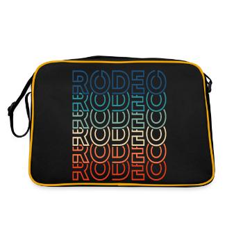 Rodéo Retro Texte Cowboy - Sac Retro - noir/or - Dos
