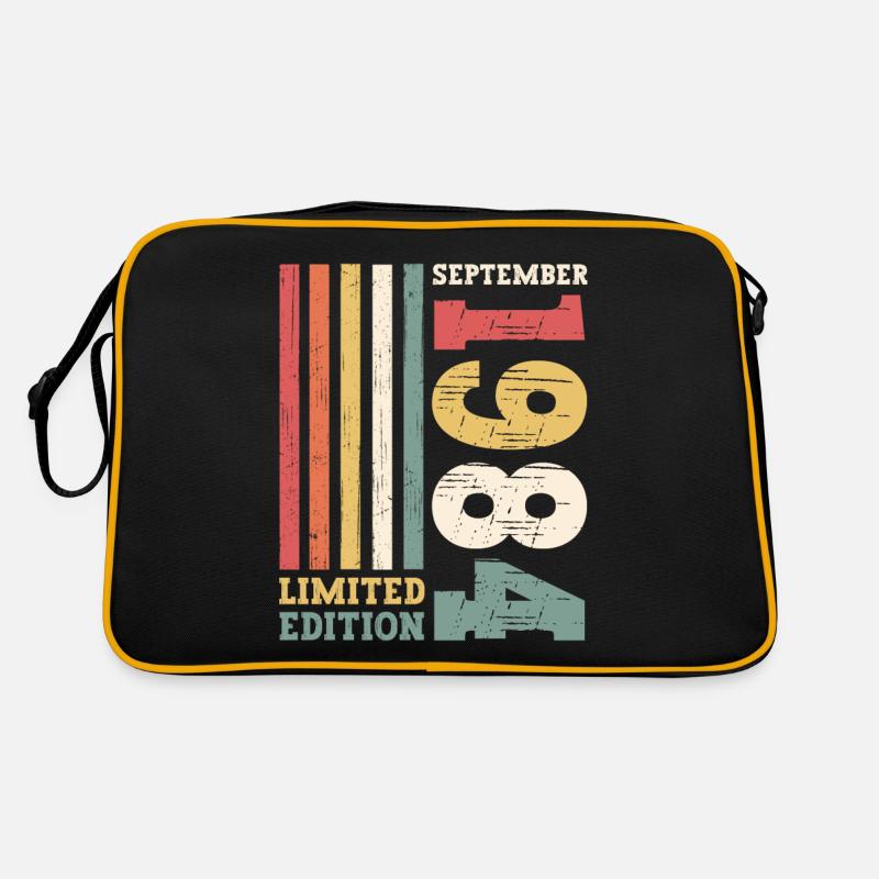 Édition limitée Septembre 1984 38e anniversaire - Sac Retro - noir/or