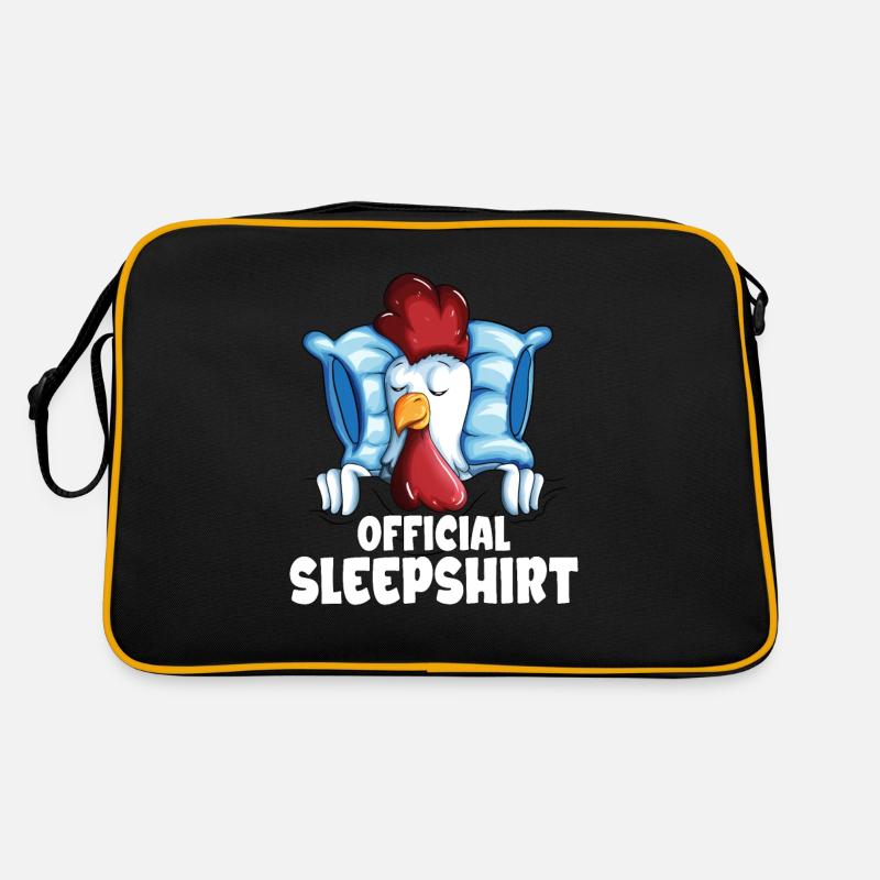 Hühner Küken Hühner Schlafanzug Langschläfer Huhn Retro Tasche