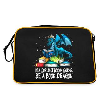 Livre Ver Lire Dragon Tenue de lecture Dragon - Sac Retro - noir/or - Dos