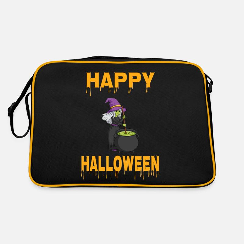 Witch Halloween Magic Gift Idée Cadeau Sac Retro