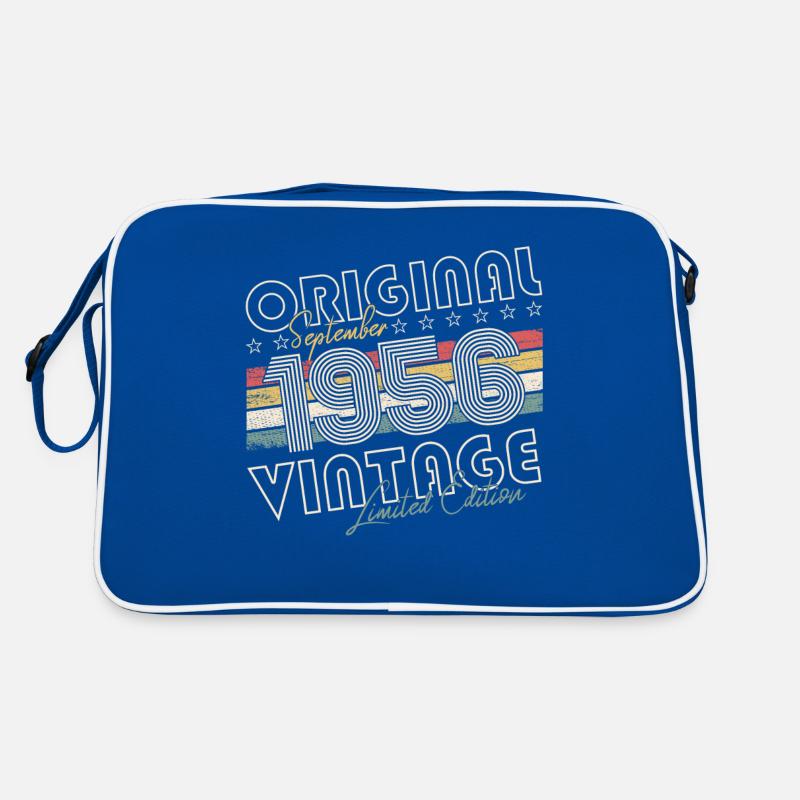 Septembre Né 1956 Cadeau du 66e anniversaire Sac Retro